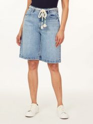 Scotch & Soda Bermudy dżinsowe w kolorze niebieskim rozmiar: W30. Niebieskie szorty Scotch & Soda, bez wzorów, z tkaniny, klasyczne. Za 189.74 zł.