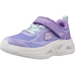 Buty SKECHERS SOLA GLOW 2.0 Fioletowy. Fioletowe buty trekkingowe Skechers, bez wzorów, z tkaniny, bez zapięcia, na fitness i siłownię. Za 155.99 zł.