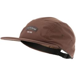Czapka 5-panelowa Agu. Brązowe czapki z daszkiem AGU, bez wzorów, z tkaniny, sportowe. Za 292.00 zł.
