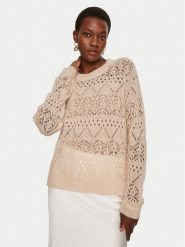 TWINSET Sweter 242TP3690 Różowy Loose Fit. Czerwone swetry Twinset, m, bez wzorów, z syntetyku, bez ramiączek. Za 1,149.00 zł.