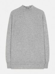 Perfect Cashmere Kaszmirowy sweter w kolorze szarym rozmiar: L. Szare swetry Perfect Cashmere, l, bez wzorów, z kaszmiru, bez ramiączek. Za 456.99 zł.