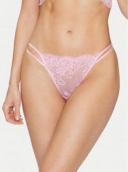 Hunkemöller Figi brazylijskie Lidia 205449 Różowy. Czerwone figi Hunkemöller, bez wzorów, z syntetyku. Za 39.99 zł.