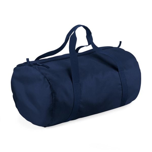 Składana torba podróżna Bag Base. Niebieskie torby podróżne BAGBASE, bez wzorów, z materiału, duże. Za 52.95 zł.