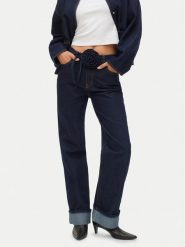 Vero Moda Jeansy Vmallison Mr Straight Rosebelt Jns Si346 10339315 Granatowy Regular Fit. Niebieskie jeansy Vero Moda, bez wzorów, z bawełny. Za 219.99 zł.