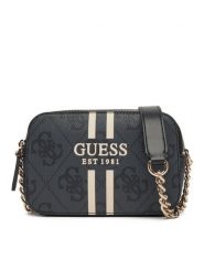 Guess Torebka HWOS96 72140 Czarny. Czarne kopertówki Guess, z aplikacjami, ze skóry, wizytowe, bez dodatków. Za 289.99 zł.