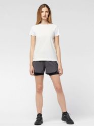 LaMunt Koszulka funkcyjna "Teresa Light" w kolorze kremowym rozmiar: 36. Brązowe t-shirty sportowe LaMunt, bez wzorów, z materiału, bez ramiączek, outdoorowe. Za 96.83 zł.