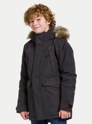Didriksons Parka Oxid 504934 Czarny Regular Fit. Czarne płaszcze Didriksons, na zimę, bez wzorów, z syntetyku, bez kaptura. Za 429.99 zł.