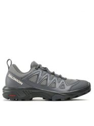 Salomon Trekkingi X Braze W 471802 20 V0 Szary. Szare buty trekkingowe Salomon, ze skóry, bez zapięcia. Za 369.99 zł.