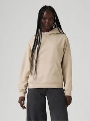 Levi's Bluza w kolorze beżowym rozmiar: XS. Brązowe bluzy Levi's, s, bez wzorów, z bawełny, z kapturem. Za 132.05 zł.