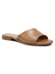 Lasocki Klapki WI16-MENA-01 Beżowy. Brązowe klapki Lasocki, bez wzorów, ze skóry, bez obcasa, bez zapięcia. Za 57.99 zł.