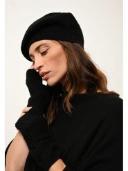 Just Cashmere Kaszmirowe mankiety "Bale" w kolorze czarnym rozmiar: onesize. Czarne rękawiczki Just Cashmere, bez wzorów, z kaszmiru. Za 132.36 zł.