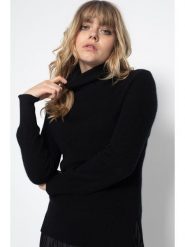 Perfect Cashmere Kaszmirowy golf "Tracy" w kolorze czarnym rozmiar: XL. Czarne swetry Perfect Cashmere, xl, bez wzorów, z kaszmiru, bez ramiączek. Za 314.05 zł.