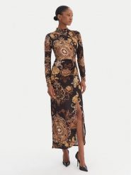 Rinascimento Sukienka koktajlowa CFC0020154002 Czarny Slim Fit. Czarne sukienki Rinascimento, m, bez wzorów, z syntetyku, wizytowe, bez kołnierzyka, bez ramiączek. Za 579.99 zł.