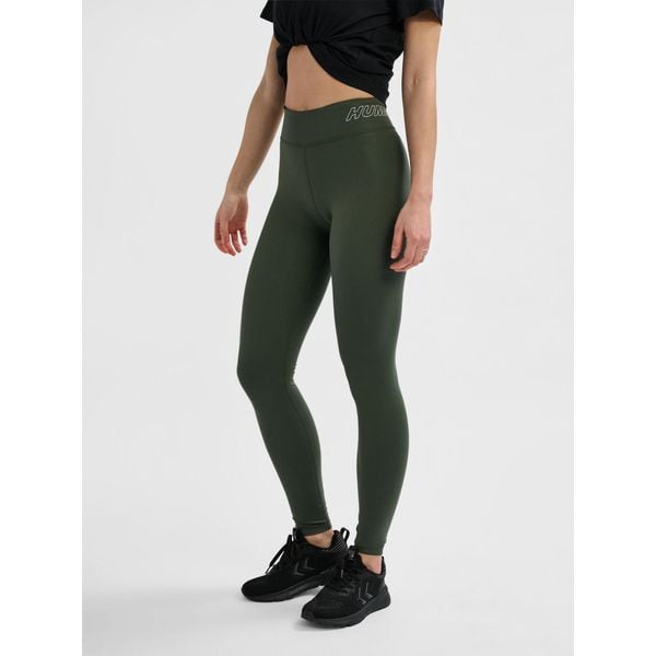 Damskie legginsy Hummel. Brązowe legginsy Hummel, bez wzorów, z dżerseju, sportowe. Za 174.50 zł.