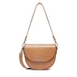Torebka Nine West. Brązowe torebki klasyczne Nine West, bez wzorów, klasyczne, bez dodatków. Za 189.99 zł.
