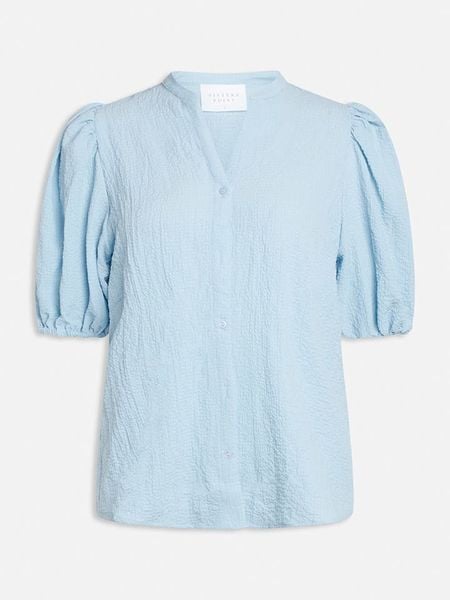 SisterS point Bluzka w kolorze błękitnym rozmiar: S. Niebieskie bluzki Sisters Point, s, bez wzorów, bez kołnierzyka, bez ramiączek. Za 37.30 zł.