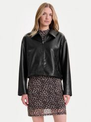 ONLY Kurtka z imitacji skóry Nicki 15356871 Czarny Regular Fit. Czarne kurtki ONLY, l, bez wzorów, ze skóry, bez kaptura. Za 169.99 zł.