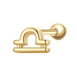 Glanzstücke München Piercing Sterling Silber gelbgold Kolczyki 1 ct Damski. Żółte kolczyki Glanzstücke München, pozłacane. Za 110.49 zł.