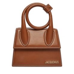 Torebka JACQUEMUS. Brązowe torebki klasyczne JACQUEMUS, bez wzorów, klasyczne, bez dodatków. Za 2,659.00 zł.