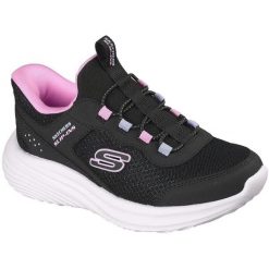 Buty sportowe Skechers Bounder Pro. Czarne buty treningowe Skechers, bez wzorów, z materiału, bez zapięcia, na fitness i siłownię. Za 290.00 zł.