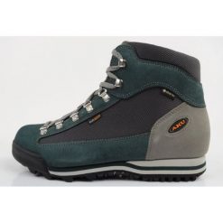Buty Aku Ultralight Gore-tex 36510662 zielone. Zielone buty trekkingowe z gore-texu, przed kolano, bez zapięcia. Za 814.85 zł.