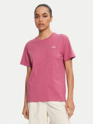 Fila T-Shirt Biendorf FAW0452 Różowy Regular Fit. Czerwone t-shirty Fila, s, bez wzorów, z bawełny, bez kołnierzyka, bez ramiączek. Za 59.99 zł.