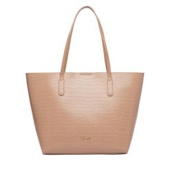 Torebka Nine West. Brązowe shopper bag Nine West, bez wzorów, bez dodatków. Za 279.99 zł.