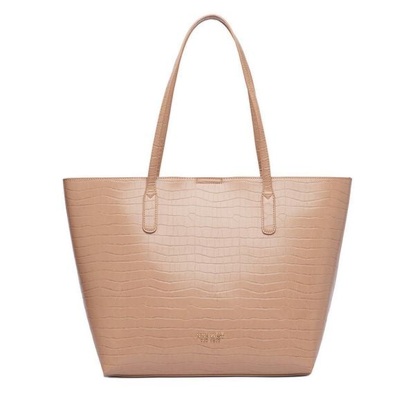 Torebka Nine West. Brązowe shopper bag Nine West, bez wzorów, bez dodatków. Za 279.99 zł.