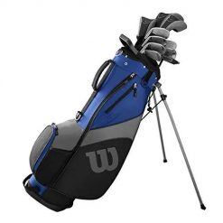 Zestaw golfowy Wilson Golf 1200 TPX 1,3,5,6-S,P,B. Czarne swetry Wilson, s, bez wzorów, z materiału, bez ramiączek. Za 1,891.55 zł.