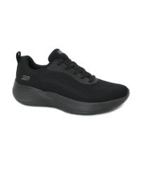 Buty do chodzenia damskie Skechers Bobs Infinity. Czarne buty treningowe Skechers, bez wzorów, z dzianiny, bez zapięcia, trekkingowe. Za 249.99 zł.
