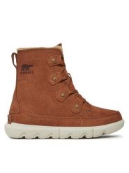 Sorel Śniegowce Explorer Next™ Joan Wp NL5031-242 Brązowy. Brązowe śniegowce Sorel, bez wzorów, ze skóry, bez zapięcia. Za 489.00 zł.