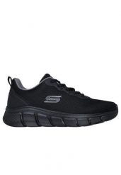 Buty Bobs Sport B Flex - Icy Edge Rozmiar 45 - 118109-BBK Czarny. Czarne buty treningowe Skechers, bez wzorów, z dzianiny, bez zapięcia, trekkingowe, skechers sport. Za 239.99 zł.
