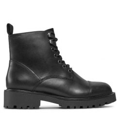 Trapery Vagabond Shoemakers. Czarne traperki Vagabond Shoemakers, bez wzorów, bez obcasa, bez zapięcia. Za 679.99 zł.