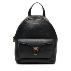 Plecak Coccinelle. Czarne plecaki Coccinelle, bez wzorów, bez dodatków. Za 1,299.00 zł.
