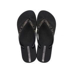 Japonki damskie Ipanema Mesh IX. Czarne japonki Ipanema, bez wzorów, z meshu. Za 99.00 zł.