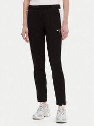 Puma Spodnie dresowe T7 Always On 629798 Czarny Slim Fit. Czarne spodnie dresowe Puma, bez wzorów, z bawełny. Za 165.99 zł.