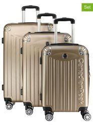 Canadian Peak 3-częściowy zestaw "Softlesseak" w kolorze złotym rozmiar: onesize. Żółte walizki Canadian Peak. Za 404.99 zł.