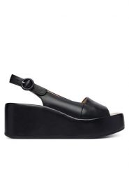 HÖGL Czółenka 0-182530-01000 Czarny. Czarne czółenka Högl, bez wzorów, ze skóry, bez obcasa, bez zapięcia. Za 849.99 zł.