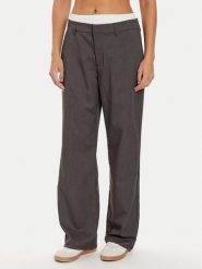 Noisy May Spodnie materiałowe Dawn 27031464 Szary Loose Fit. Szare spodnie materiałowe Noisy May, bez wzorów, z materiału. Za 129.99 zł.