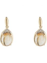 DIAMOND & CO Złote kolczyki-wkrętki "Fanaa" z diamentami rozmiar: onesize. Żółte kolczyki Diamond & Co, z diamentem, złote. Za 1,560.45 zł.