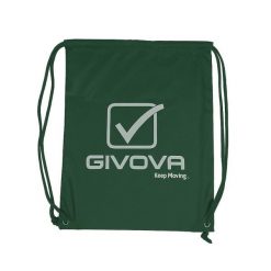 Worek na buty Sacchetto khaki GIVOVA. Zielone buty treningowe Givova, bez wzorów, z materiału, bez zapięcia. Za 26.99 zł.