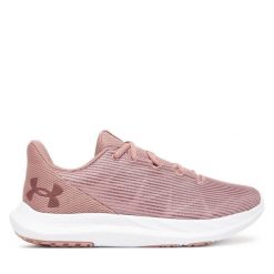 Buty do biegania Under Armour. Czerwone buty do biegania Under Armour, bez wzorów, bez zapięcia, do biegania. Za 249.99 zł.