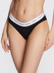 Guess Figi klasyczne Carrie O97E02 KBBU1 Czarny. Czarne figi Guess, z aplikacjami, z bawełny. Za 79.99 zł.