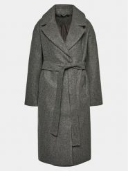 Gina Tricot Płaszcz przejściowy 20609 Szary Regular Fit. Szare płaszcze Gina Tricot, l, bez wzorów, z syntetyku, bez kaptura. Za 419.99 zł.