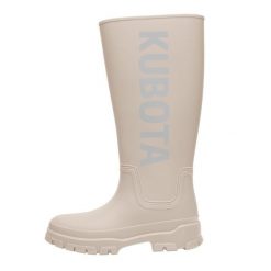 Kubota Kalosze Turystyczne Damskie Wysokie. Brązowe kalosze Kubota, bez wzorów, bez zapięcia. Za 189.99 zł.
