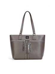 Monnari Torebka TORIMP0-24Z-BAG5950-K019D000-R00 Szary. Szare shopper bag Monnari, bez wzorów, ze skóry, bez dodatków. Za 99.99 zł.