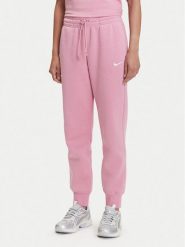 Nike Spodnie dresowe Sportswear Phoenix Fleece FZ7626 Różowy Regular Fit. Czerwone spodnie dresowe Nike, bez wzorów, z bawełny. Za 239.99 zł.