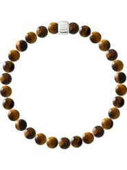 Pearline Bransoletka z elementem ozdobnym rozmiar: 22 cm. Brązowe bransoletki Pearline, srebrne. Za 110.29 zł.