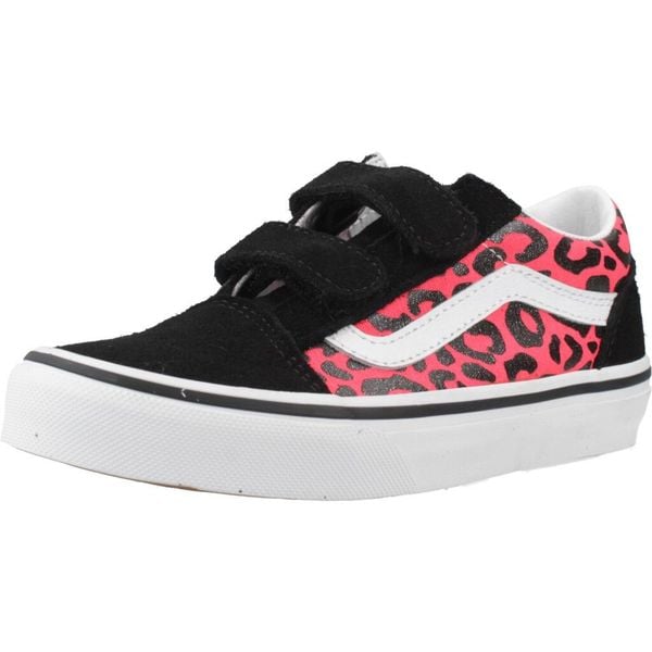 Buty VANS OLD SKOOL V Czarny. Czarne trekkingi Vans, bez wzorów, ze skóry, bez zapięcia, trekkingowe. Za 243.99 zł.