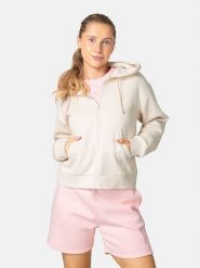 KARI TRAA Bluza "Anelie" w kolorze kremowym rozmiar: XL. Białe bluzy Kari Traa, xl, bez wzorów, z bawełny, bez kaptura. Za 199.95 zł.
